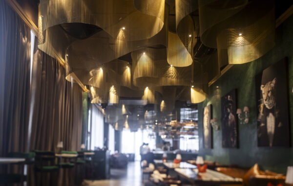 Restaurant metal curtains delhi