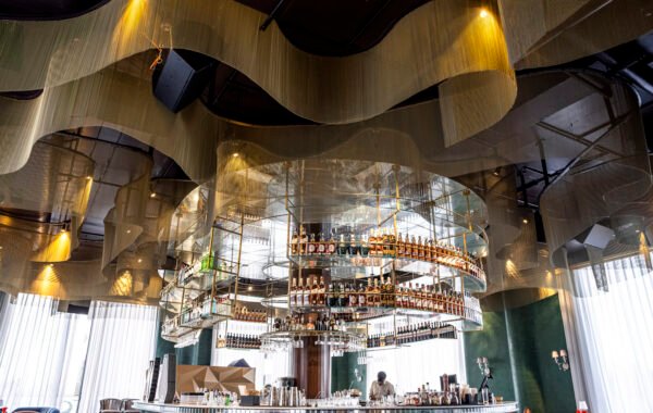 Bar metal curtains
