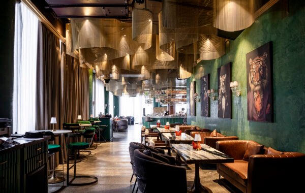 metal curtains for restaurant