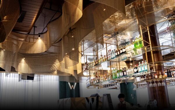 Bar metal curtains